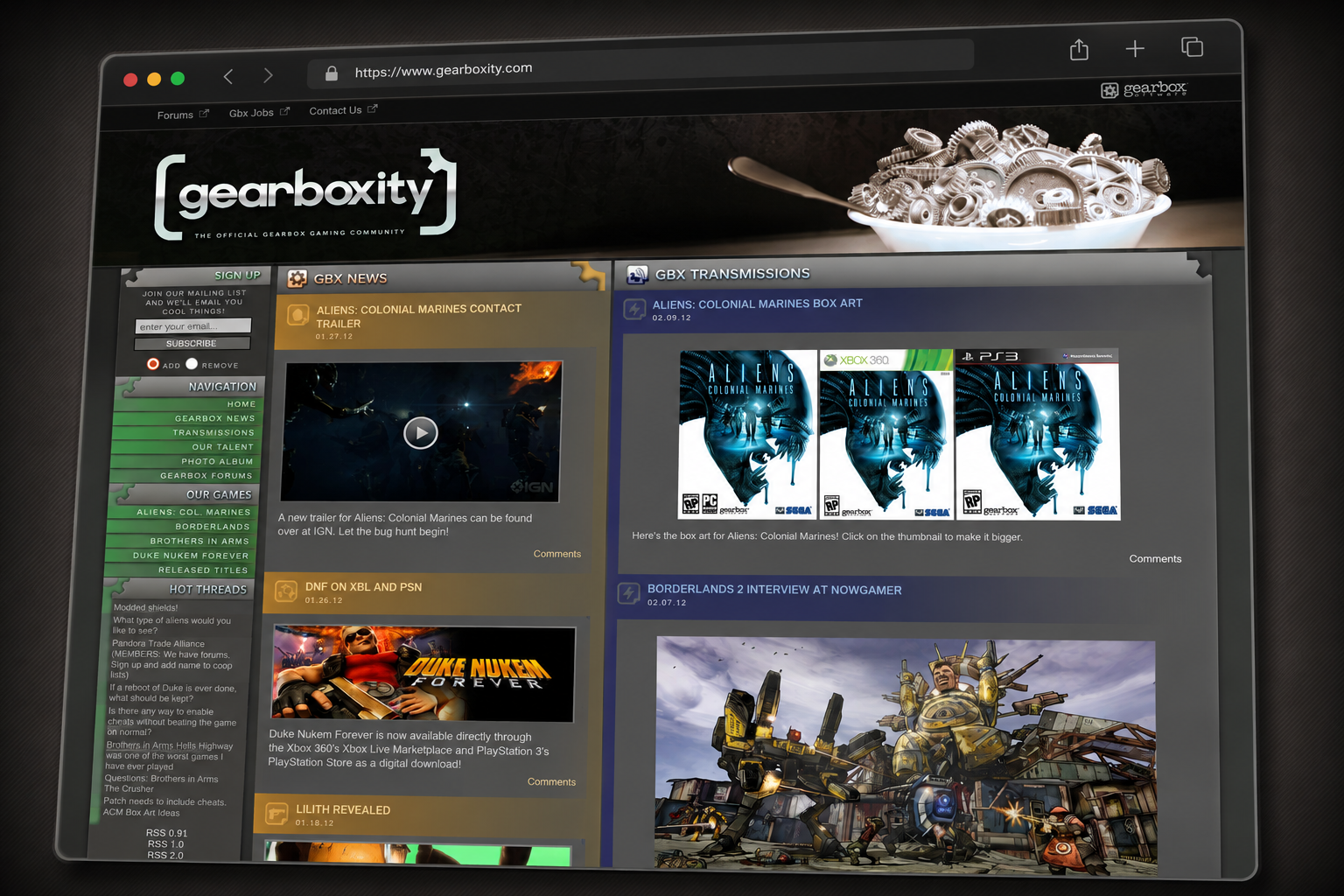 Gearbox Community Architecture