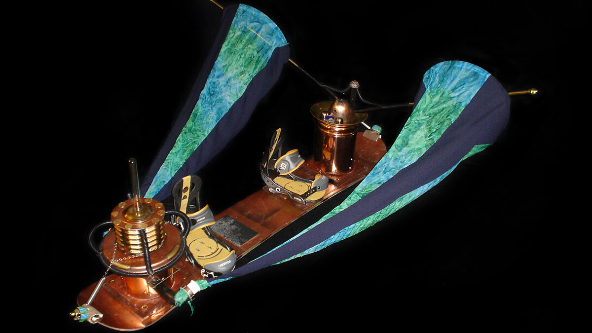 World's First Steampunk Snowboard gallery image